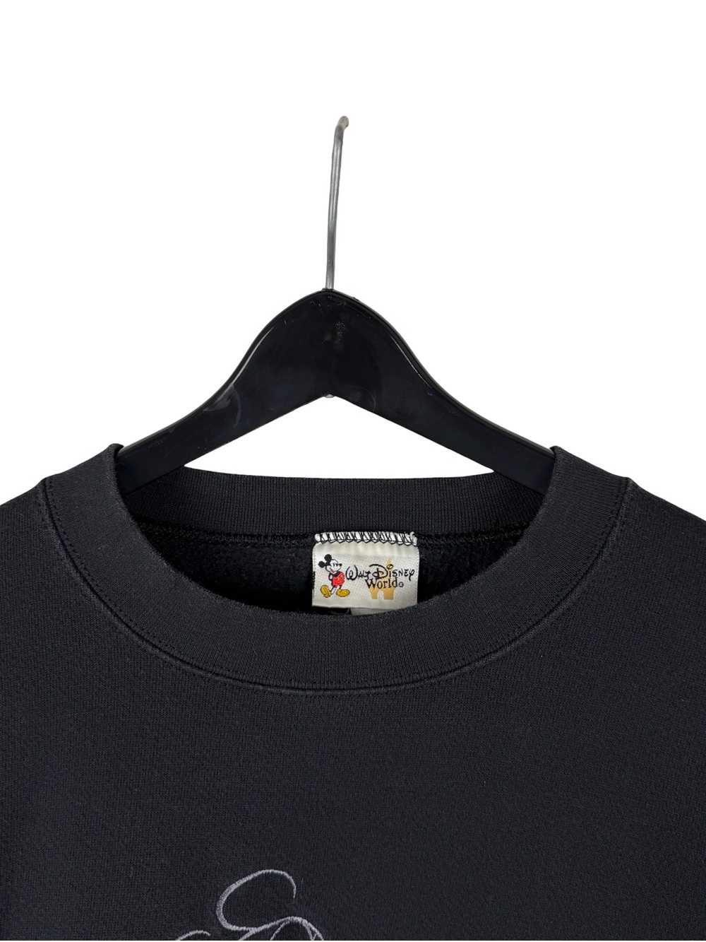 Vintage 90s Walt Disney World Embroidered Mickey Pullover Sweatshirt Size L - Picture 2 of 8